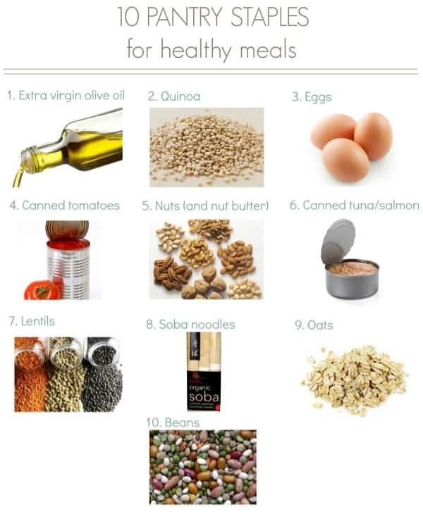 10 Pantry Staples For Healthy Meals