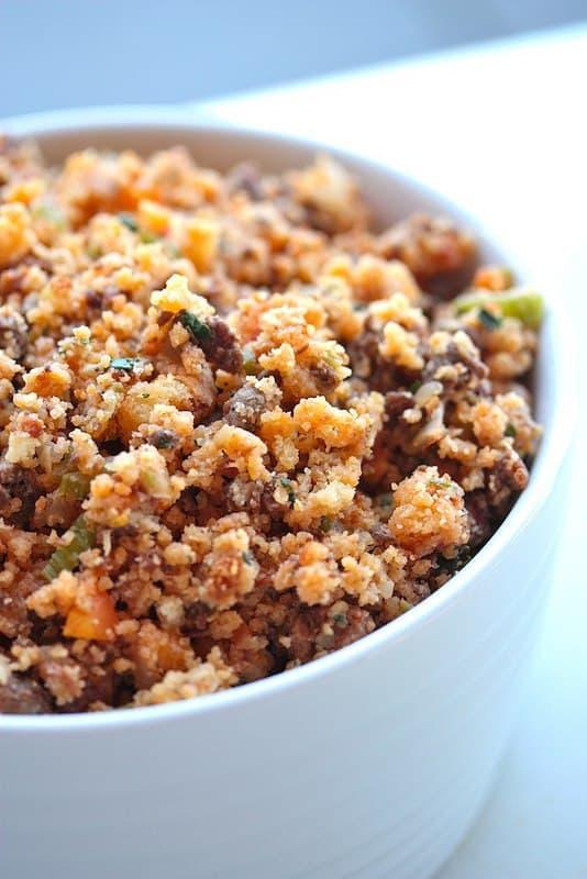 Chorizo Cornbread Stuffing