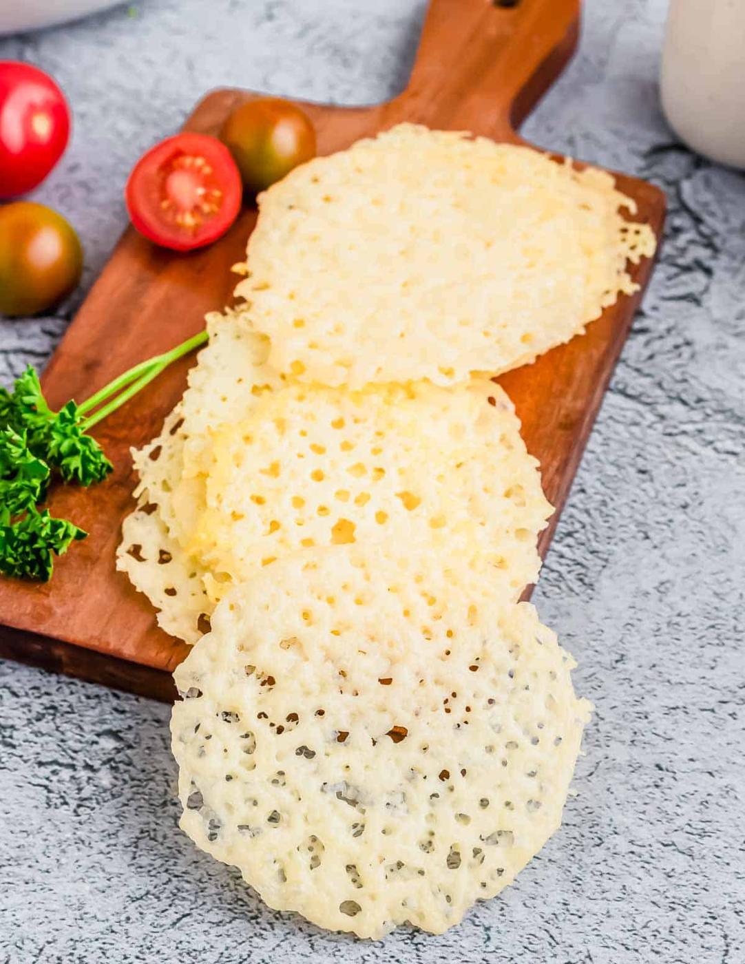 Insanely Easy Parmesan Crisps