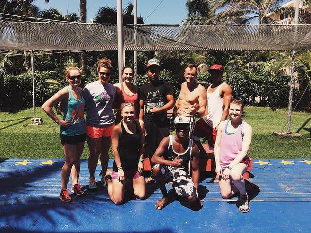 Trapeze group shot