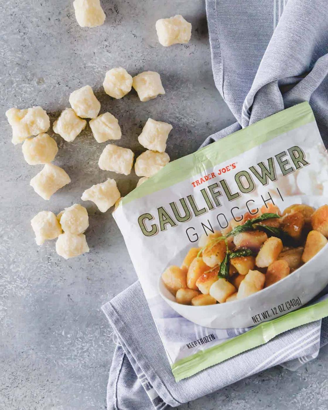 Trader Joe's cauliflower gnocchi is prepared in the air fryer to the crispiest texture.