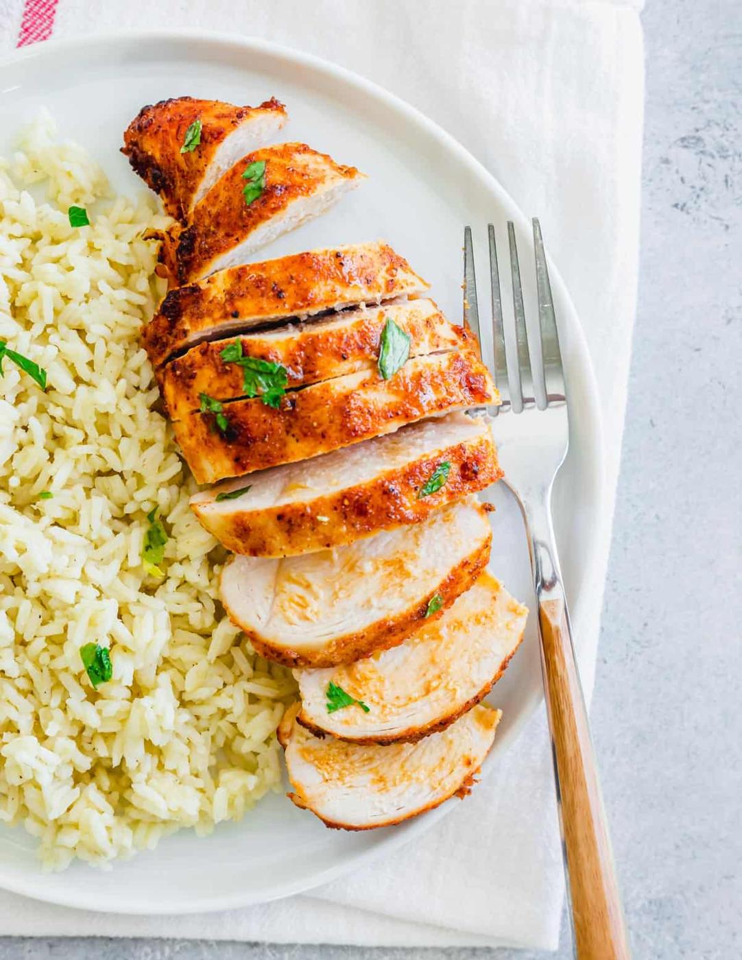Air Fryer Frozen Chicken Breasts