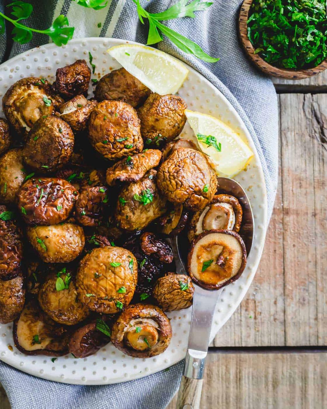 Air Fryer Mushrooms