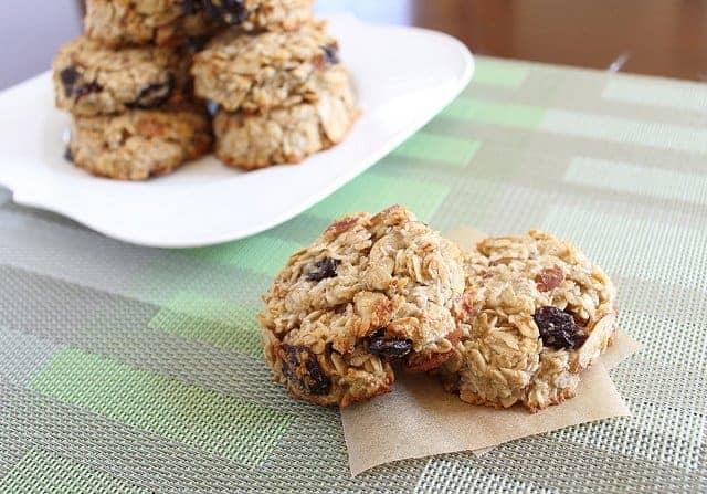 Almond Cherry Coconut Breakfast Cookies