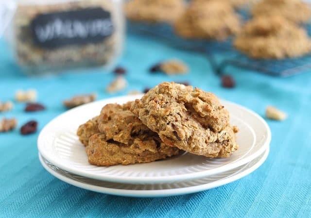 Almond cherry protein cookies