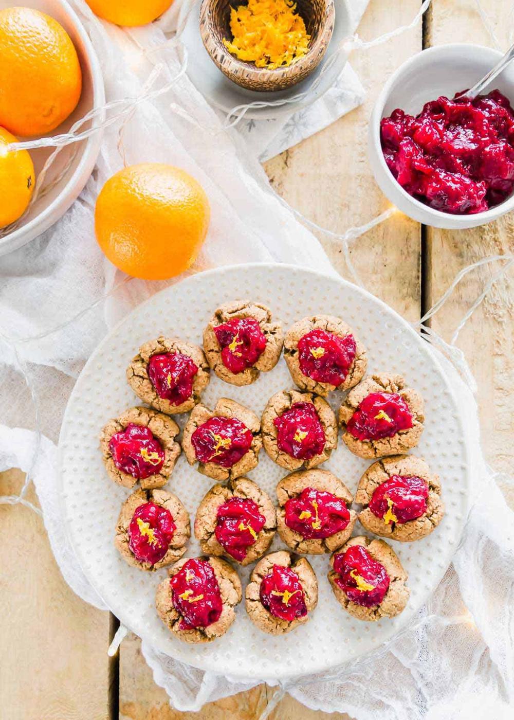 These easy thumbprint cookies are made using almond pulp from homemade almond milk so nothing goes to waste!
