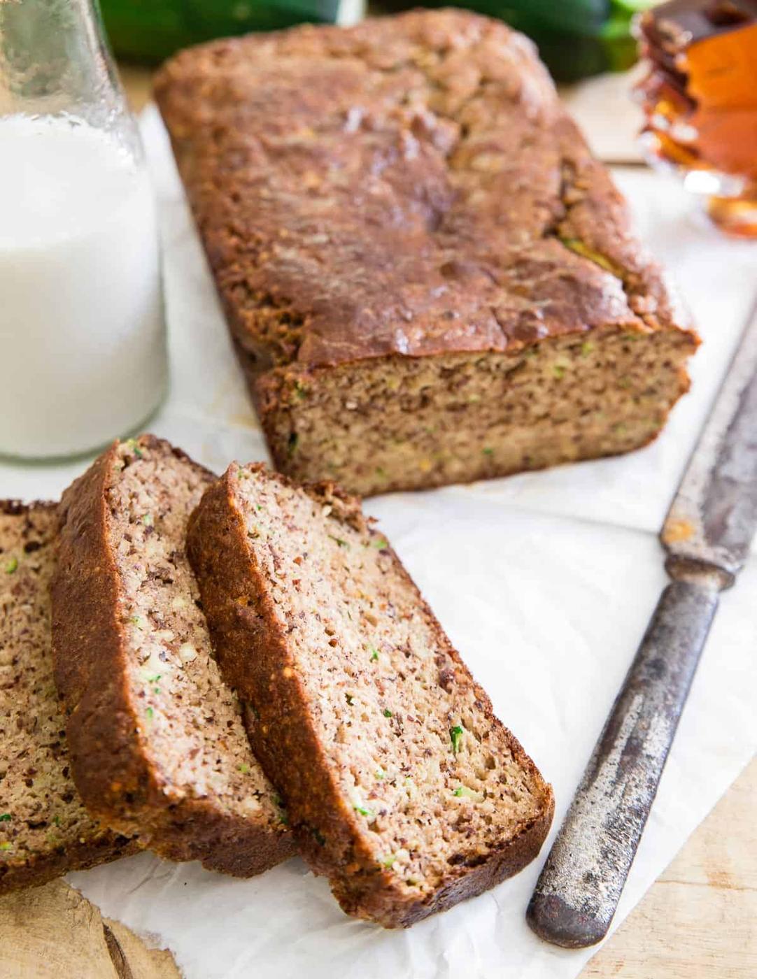 Use up zucchini in this paleo almond zucchini bread recipe perfect for late summer.