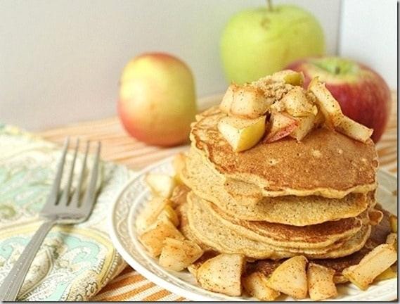 Cinnamon Apple Pancakes are the perfect way to start a fall day.