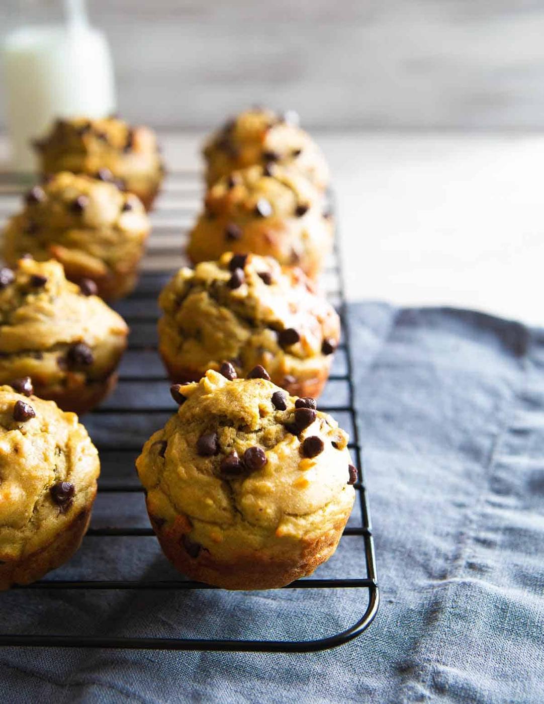 Chocolate Chip Avocado Muffins