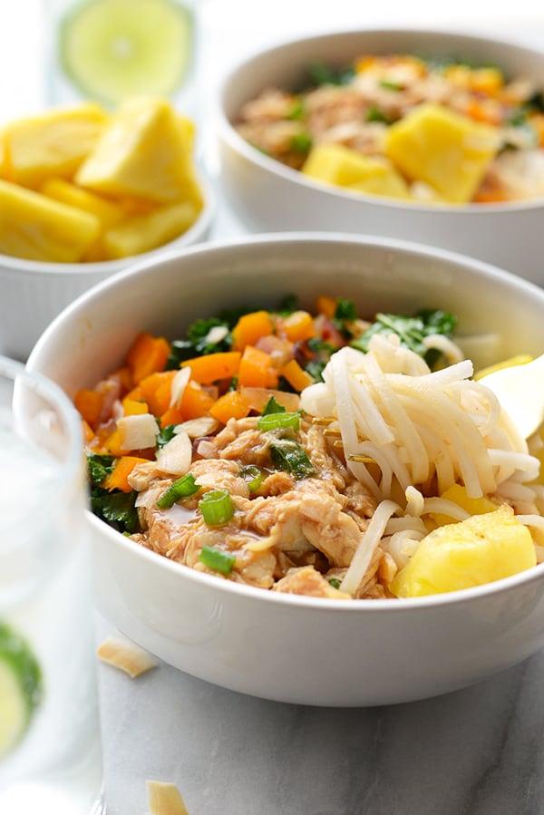 Hawaiian Chicken Noodle Bowls