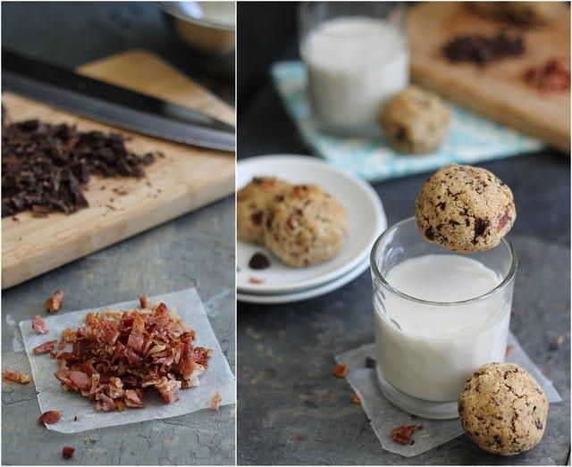 Salty and sweet combine in these paleo bacon chocolate chip cookies. The perfect gluten-free, grain-free and dairy-free treat to indulge with!