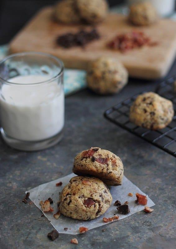 Paleo Bacon Chocolate Chip Cookies