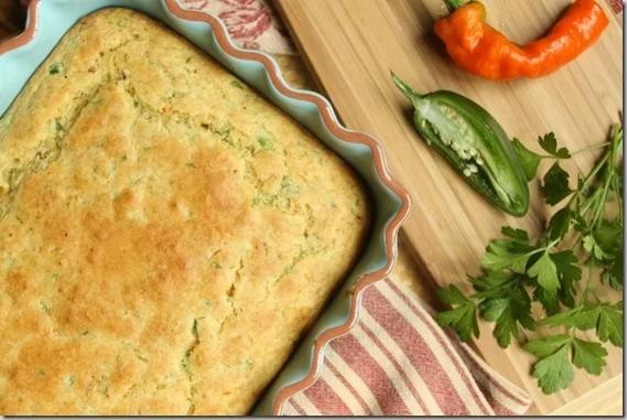 Bacon Jalapeno Herb Cornbread