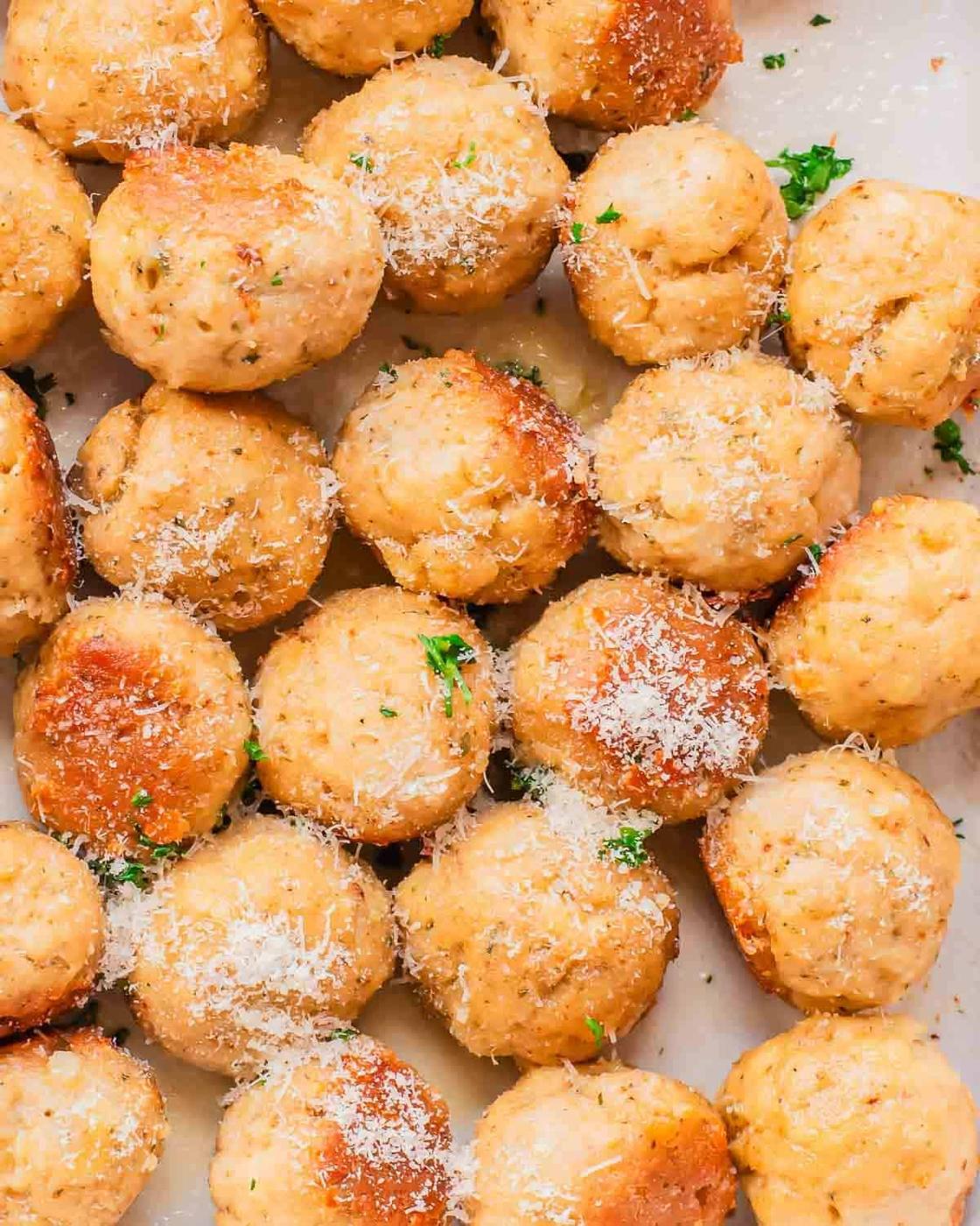 Baked Chicken Meatballs