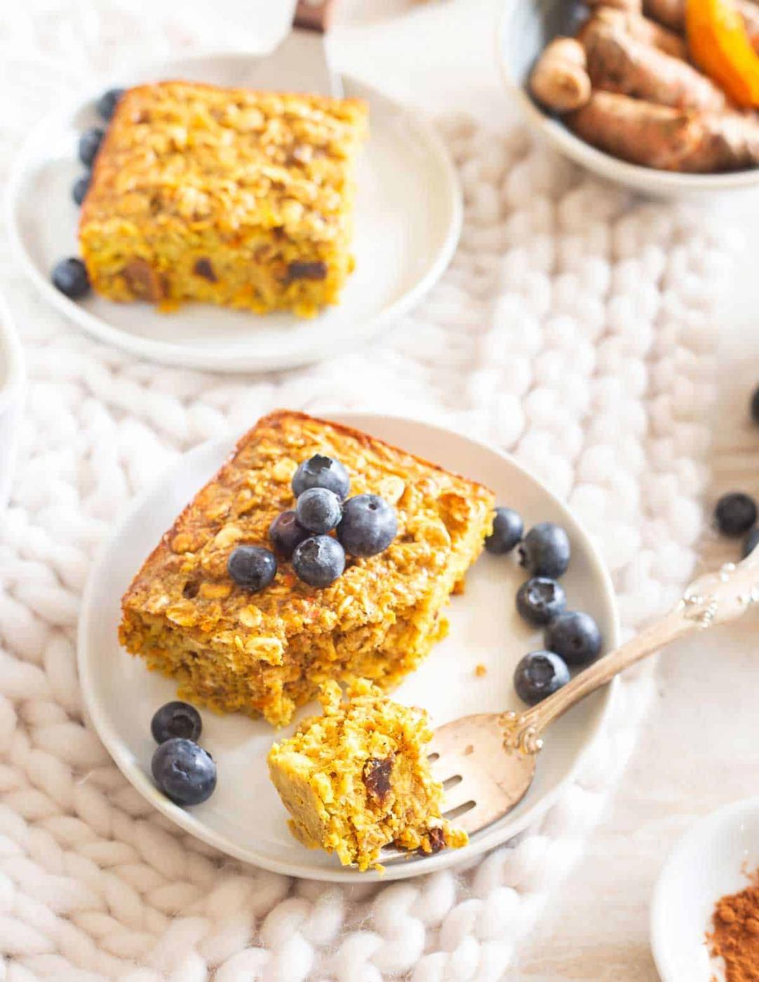 Baked Turmeric Oatmeal