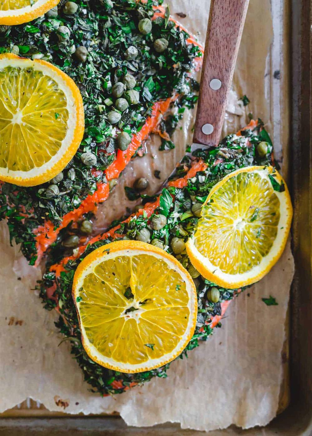 Baked Wild Sockeye Salmon