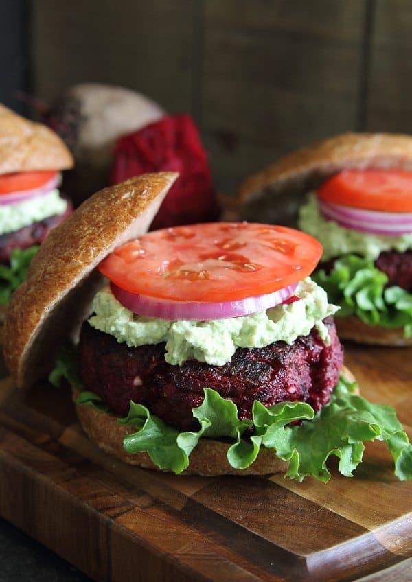 BBQ Beef Beet Burgers
