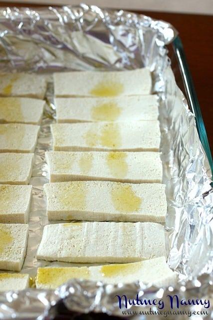 BBQ mango tofu