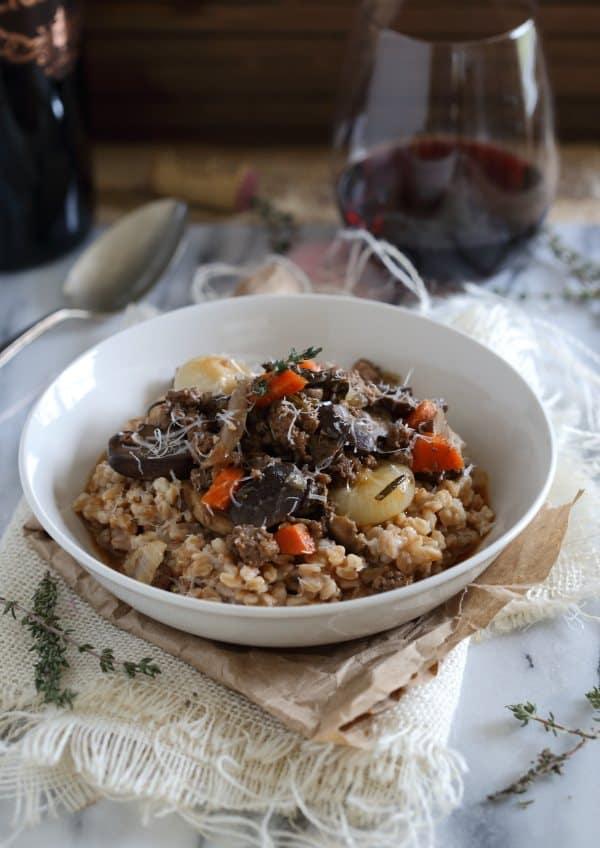 Beef and mushroom bolognese