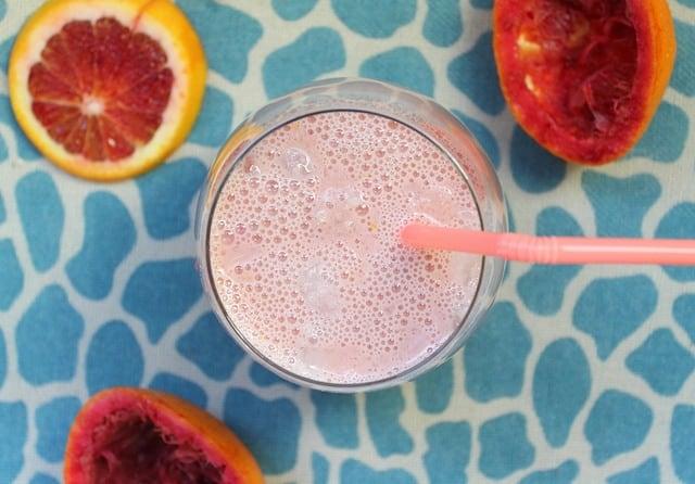 Blood orange smoothie