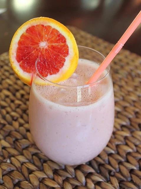 Blood orange smoothie
