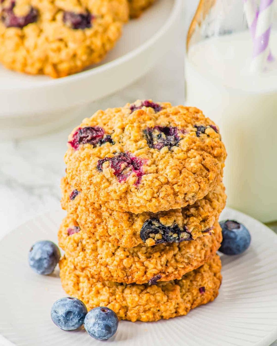 Blueberry Oatmeal Cookies