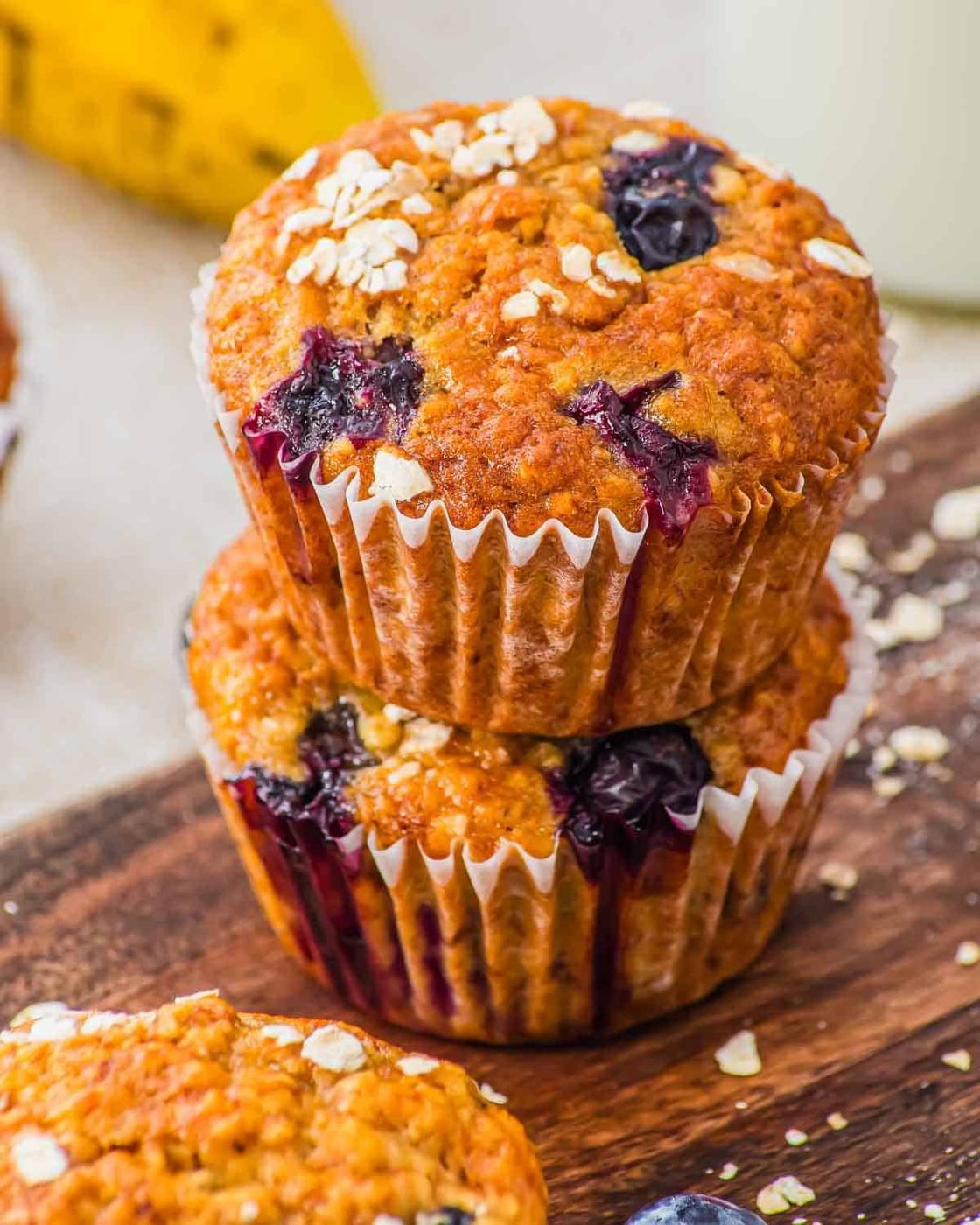 Blueberry Oatmeal Muffins