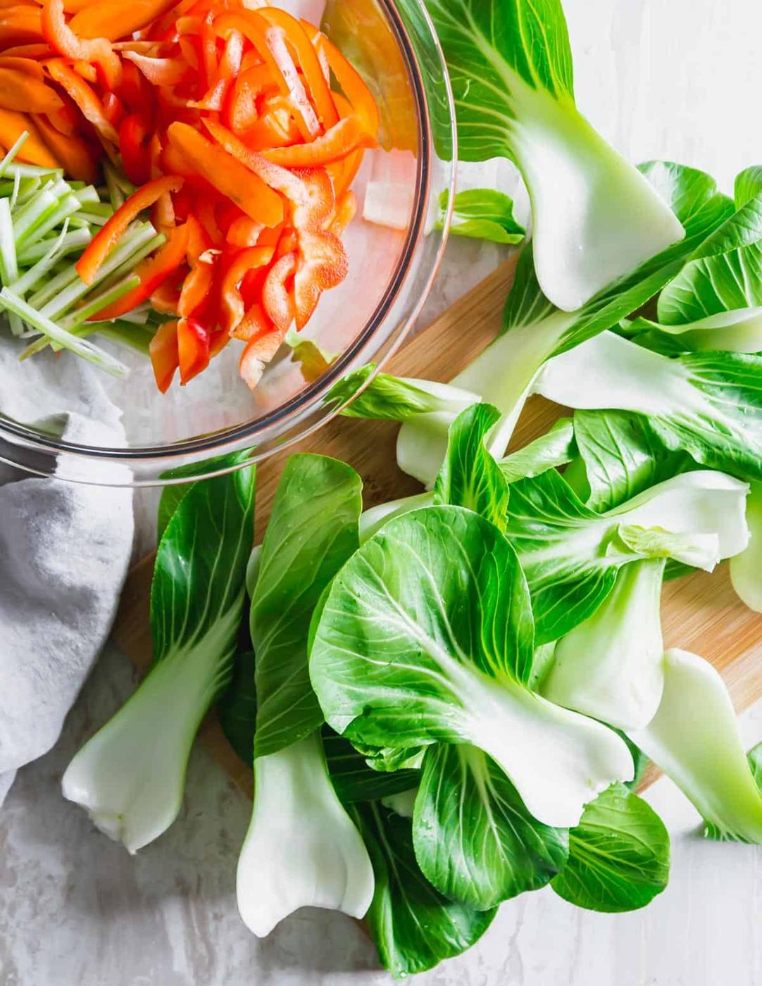 baby bok choy salad ingredients