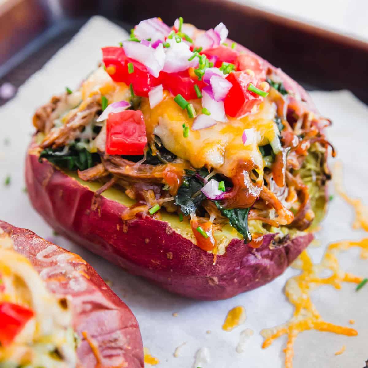 Brisket Baked Potatoes