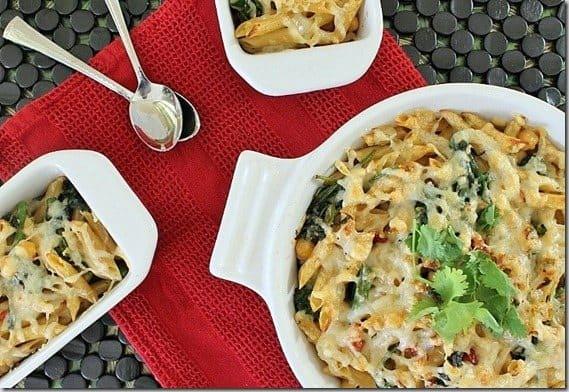 Broccoli Rabe Tomato Pasta Bake