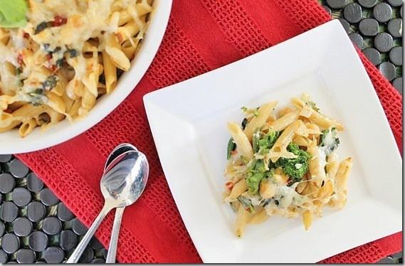 Broccoli Rabe and Sun-dried Tomato Pasta Bake