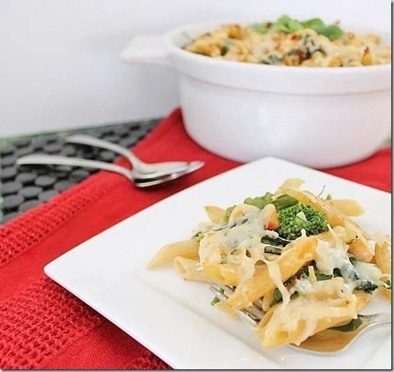 Broccoli Rabe and Sun-dried Tomato Pasta Bake