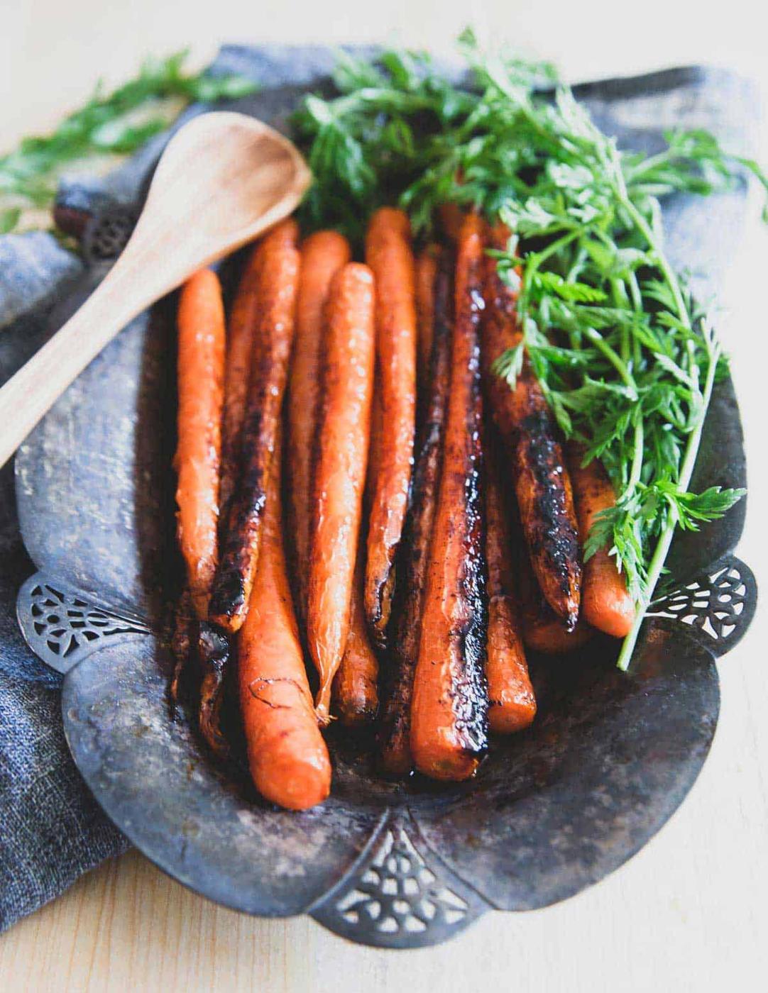 Easy stove-top candied carrots make a delicious and simple side dish to any spring meal.