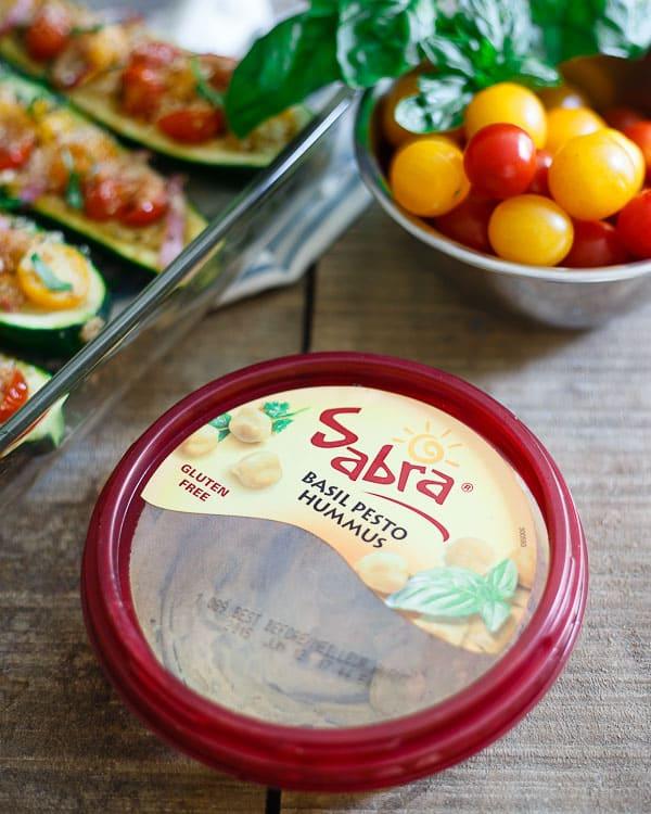 Basil Pesto Hummus