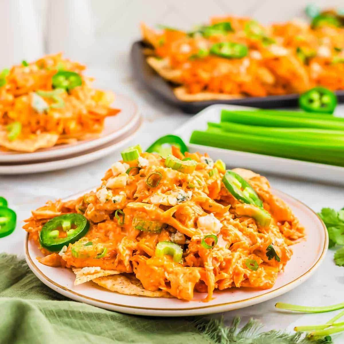 Buffalo Chicken Nachos