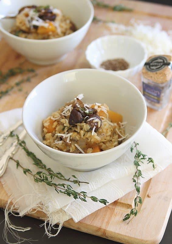 Butternut Squash and Porcini Risotto