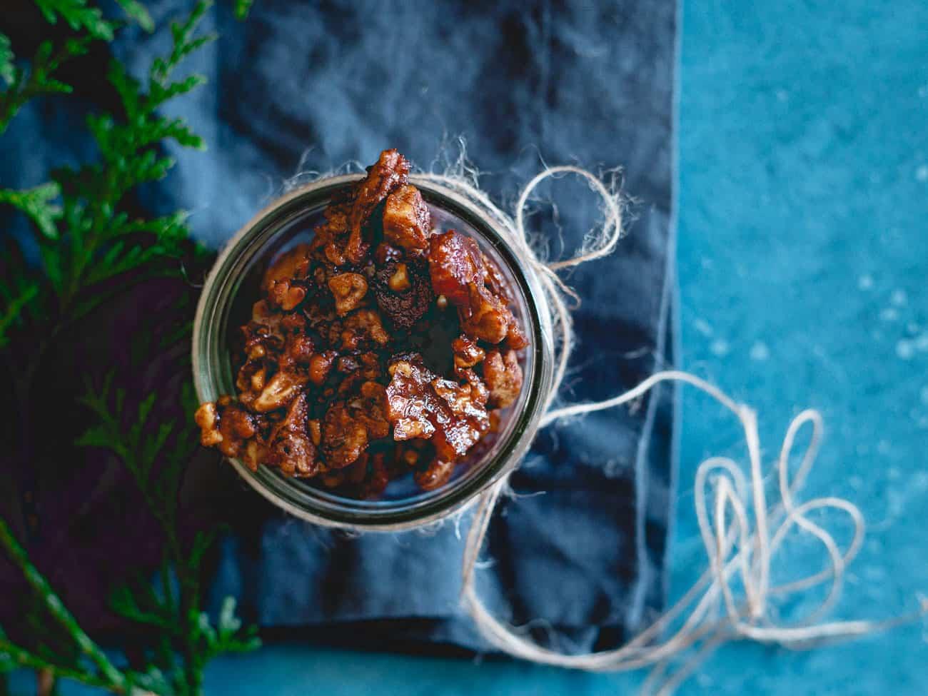 A gift anyone would be happy to get this season, candied bacon nut brittle!