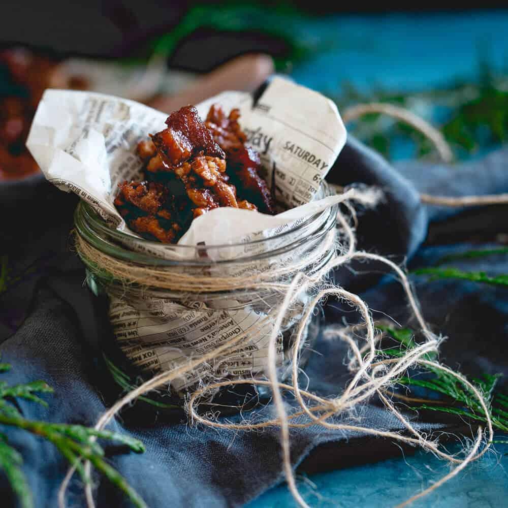Candied Bacon Nut Brittle