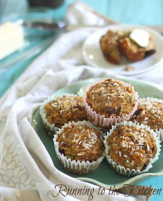 Carrot Raisin Everything Muffins
