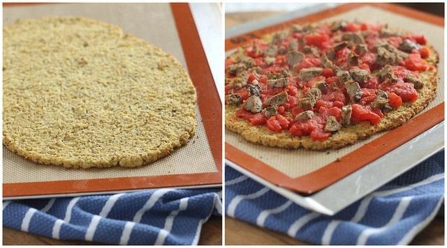 paleo cauliflower pizza crust