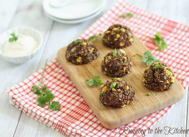 Cheddar Quinoa Bites