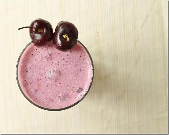 Cherry Vanilla Almond Smoothie