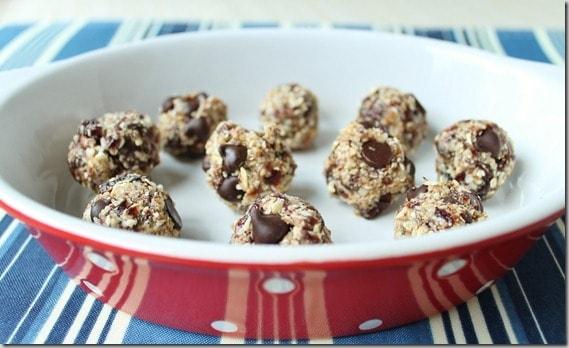 Cherry Coconut Chocolate Chip Balls