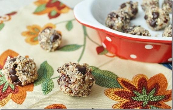 Coconut Cherry Chocolate Chip Balls