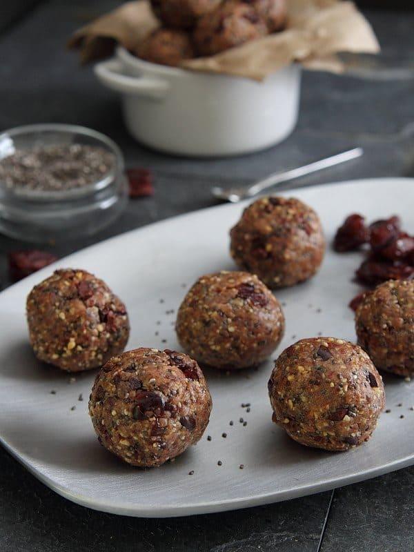Chia Cherry Crunch Bites