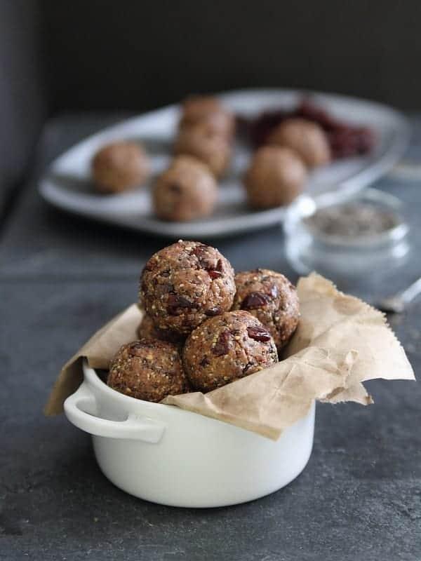 Chia Cherry Crunch Bites
