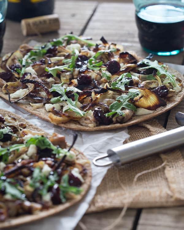 Cherry Chicken Flatbread