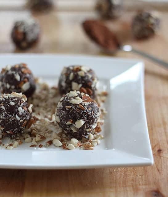 Chocolate Almond Truffles