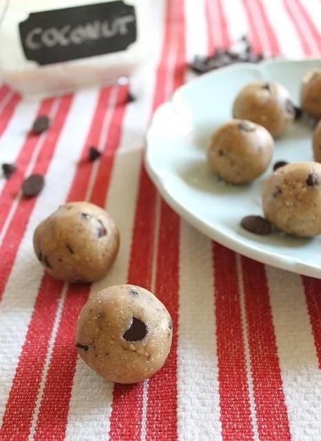 Chocolate Chip Cookie Dough Balls