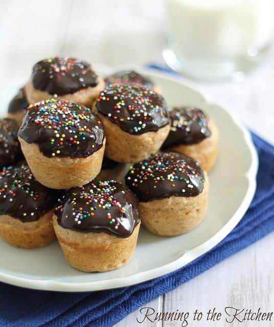 Chocolate Glazed Donut Bites
